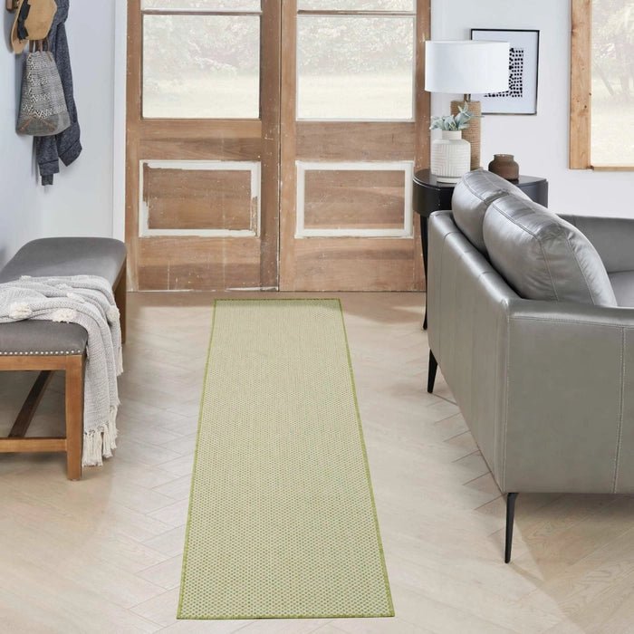 Courtyard COU01 Ivory/Green Rug - Rug & Home