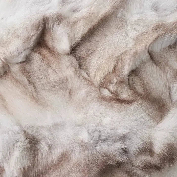 Couture Fur F7105 Silver Throw Blanket
