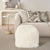 Couture Fur PR101 White Pouf - Rug & Home