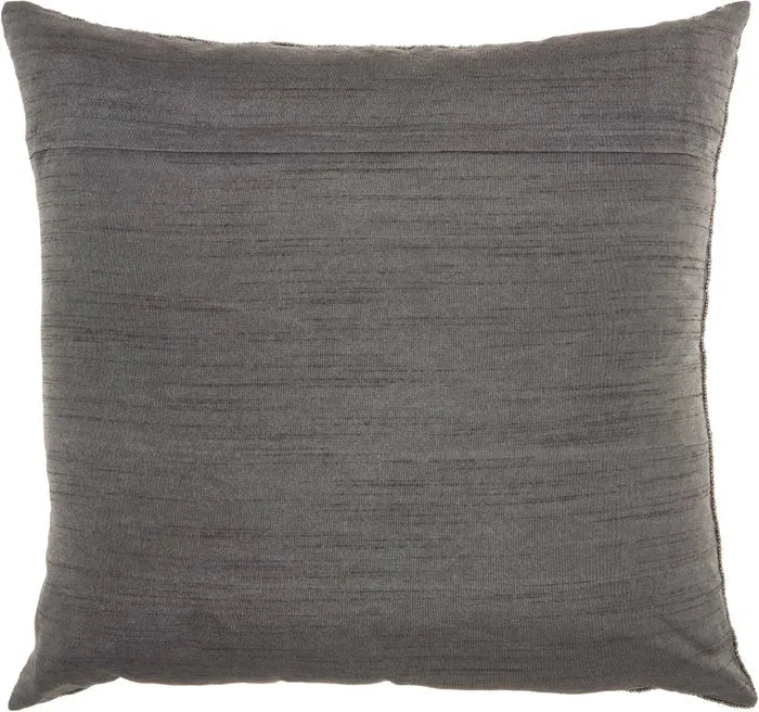 Couture Luster E5500 Pewter Pillow - Rug & Home