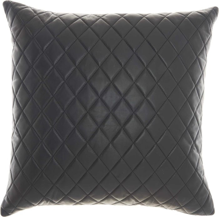 Couture Nat Hide PD031 Black Pillow - Rug & Home
