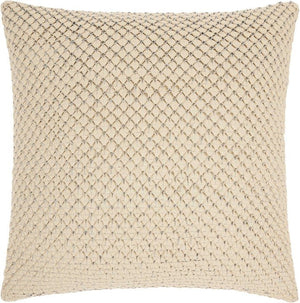 Couture Nat Hide PD280 White Pillow - Rug & Home