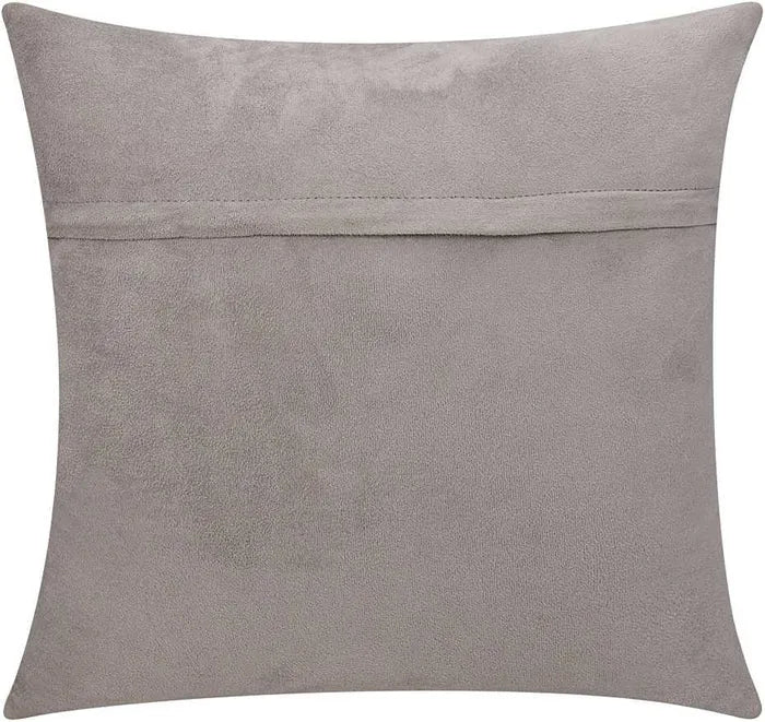 Couture Nat Hide S6129 Grey Silver Pillow - Rug & Home