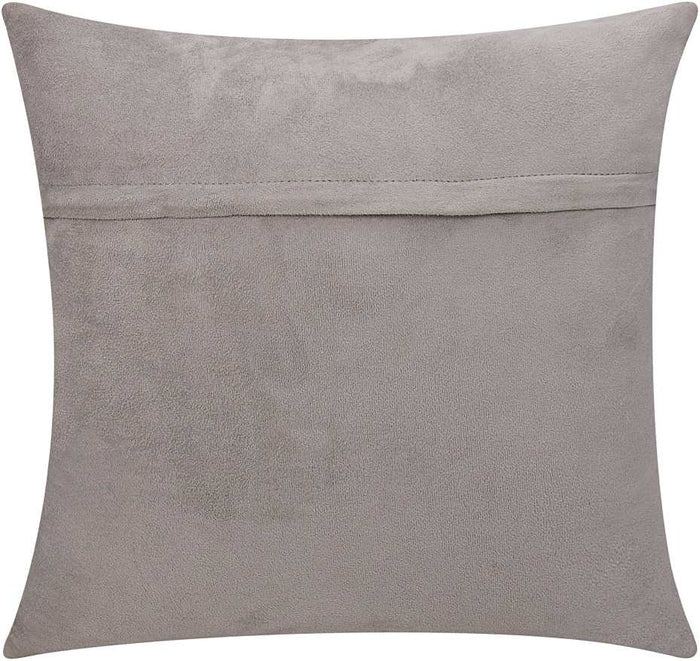 Couture Nat Hide S6129 Grey Silver Pillow - Rug & Home