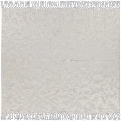 Cozy Throw Lr05291 Ivory Throw Blanket - Rug & Home