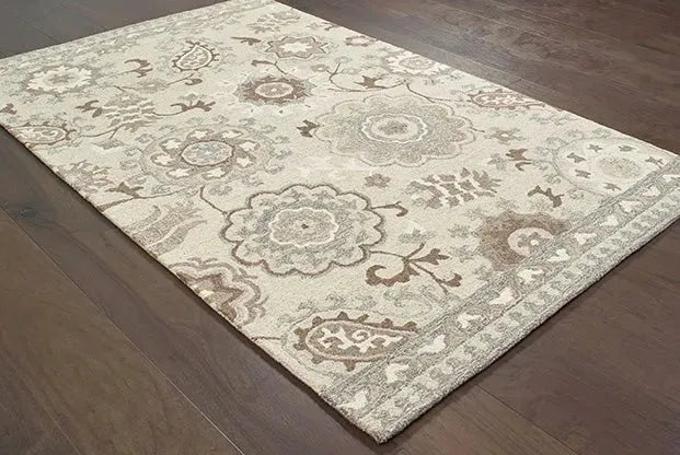 Craft 93005 Ivory/ Grey Rug