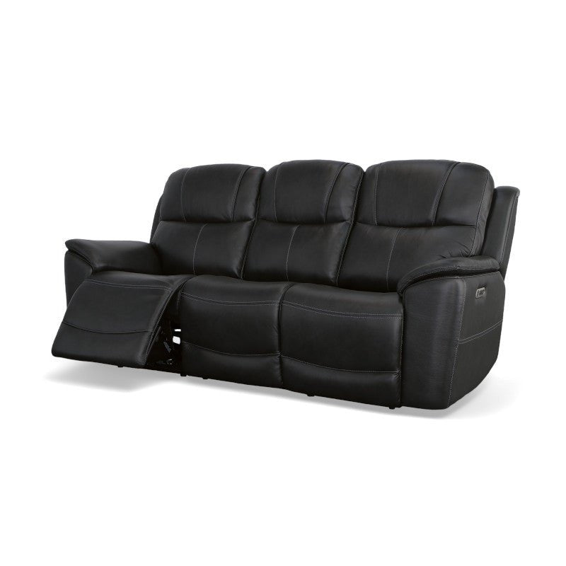 Crew Power Reclining Sofa with Power Headrests and Lumbar - Rug & Home