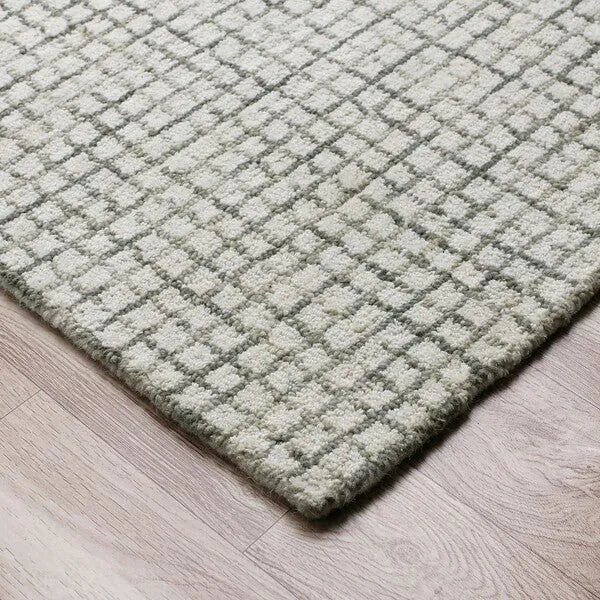 Criss Cross LR81296 Silver Ivory Rug - Rug & Home