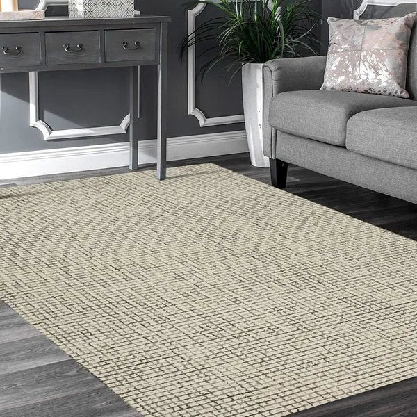 Criss Cross LR81296 Silver Ivory Rug - Rug & Home