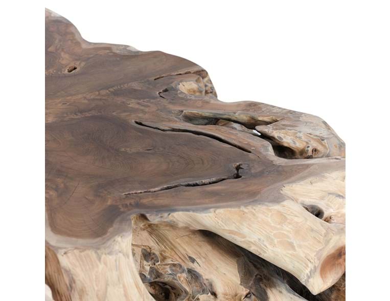 Cypress Root 40" Square Coffee Table Natural