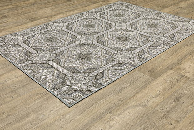 Cyprus 448L Grey Rug - Rug & Home