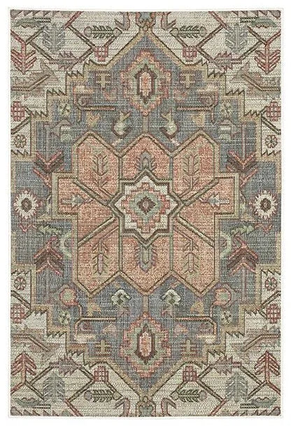 Cyprus 5606B Blue/Multi Rug - Rug & Home