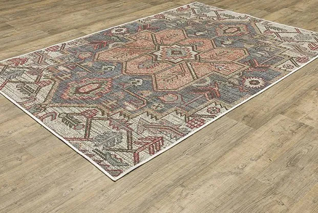 Cyprus 5606B Blue/Multi Rug - Rug & Home