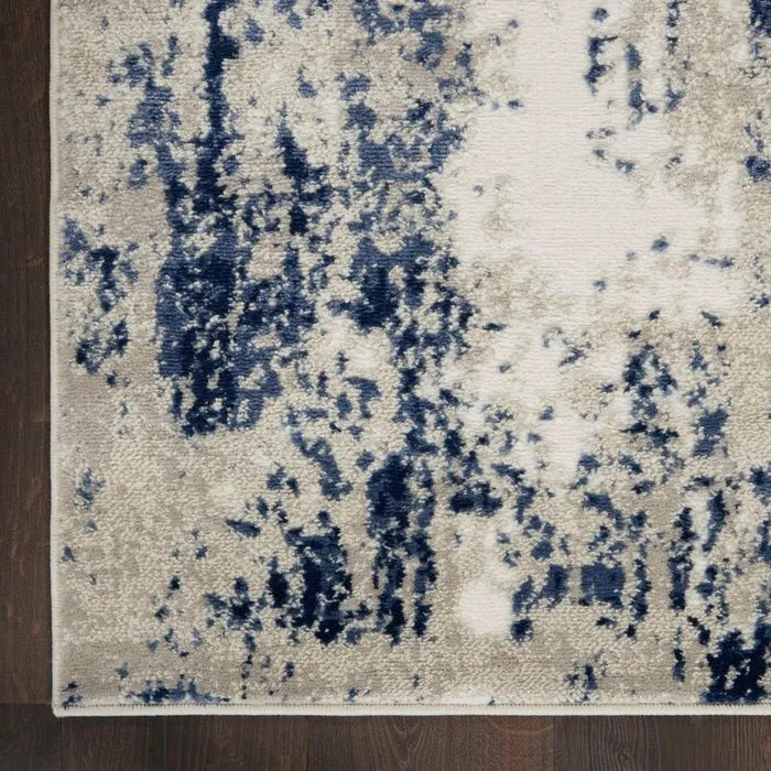 Cyrus CYR03 Ivory/Navy Rug