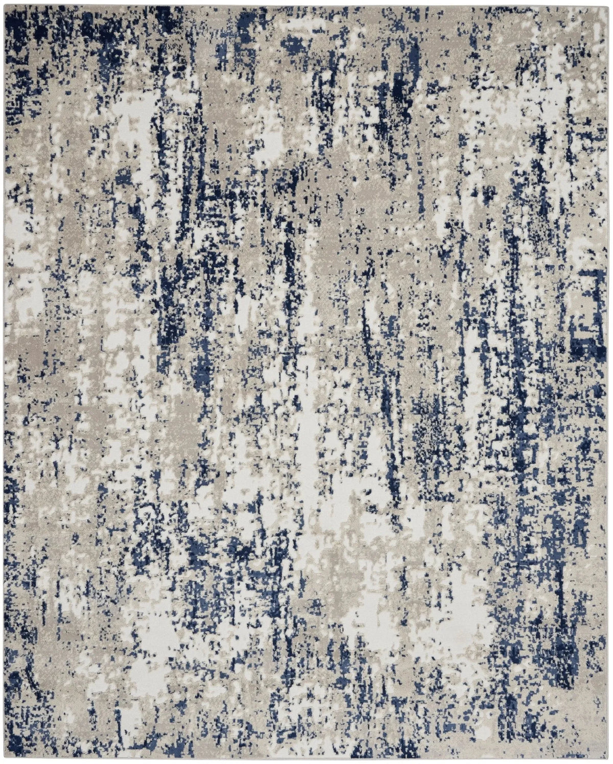 Cyrus CYR03 Ivory/Navy Rug
