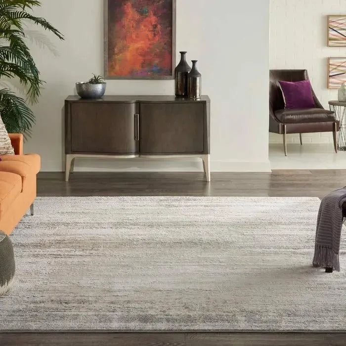 Cyrus CYR04 Ivory/Grey Rug