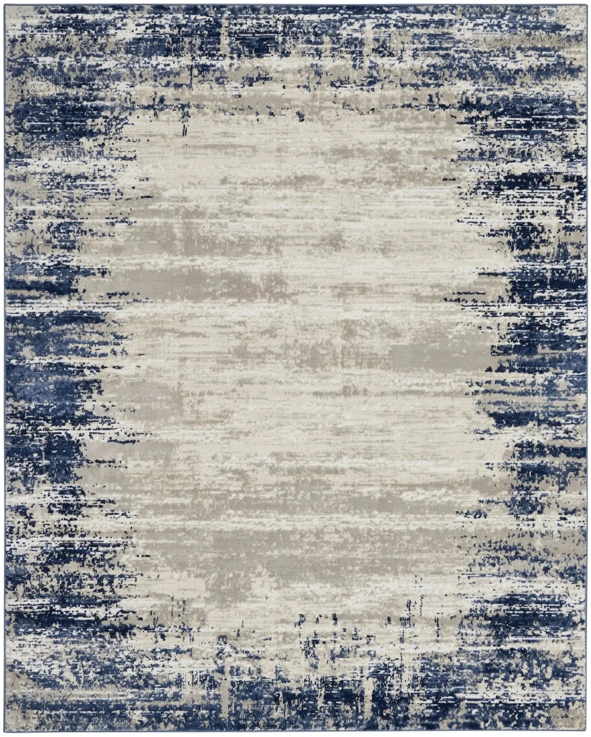 Cyrus CYR04 Ivory/Navy Rug