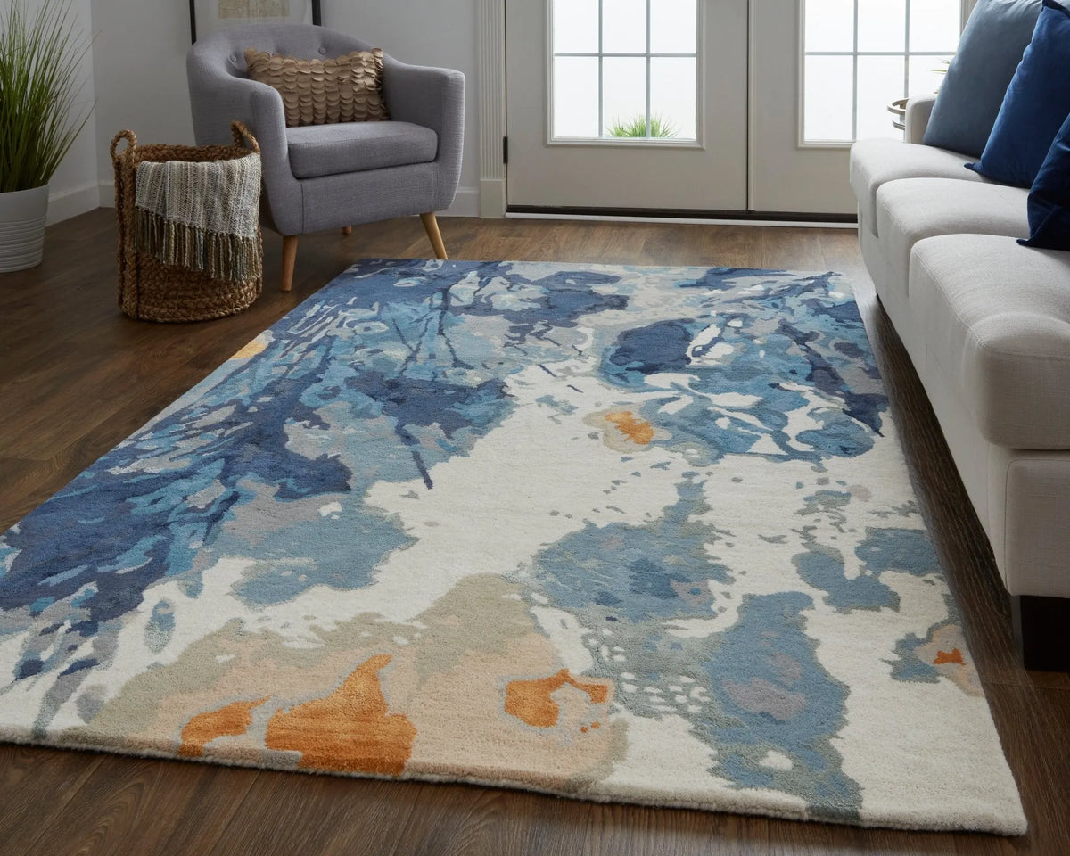 Dafney DFY8871F Blue Rug - Rug & Home