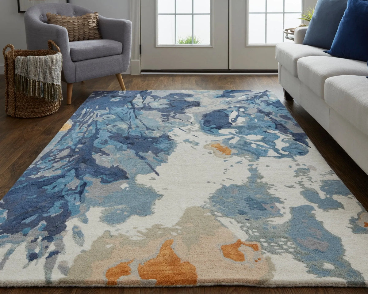 Dafney DFY8871F Blue Rug - Rug & Home