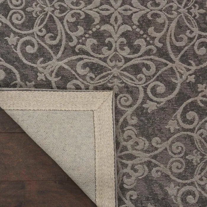 Damask DAS01 Grey Rug - Rug & Home