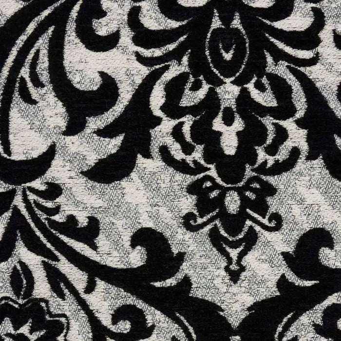 Damask DAS02 Black/White Rug - Rug & Home