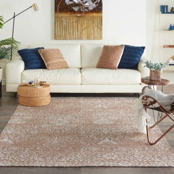 Damask DAS06 Beige Ivory Rug - Rug & Home