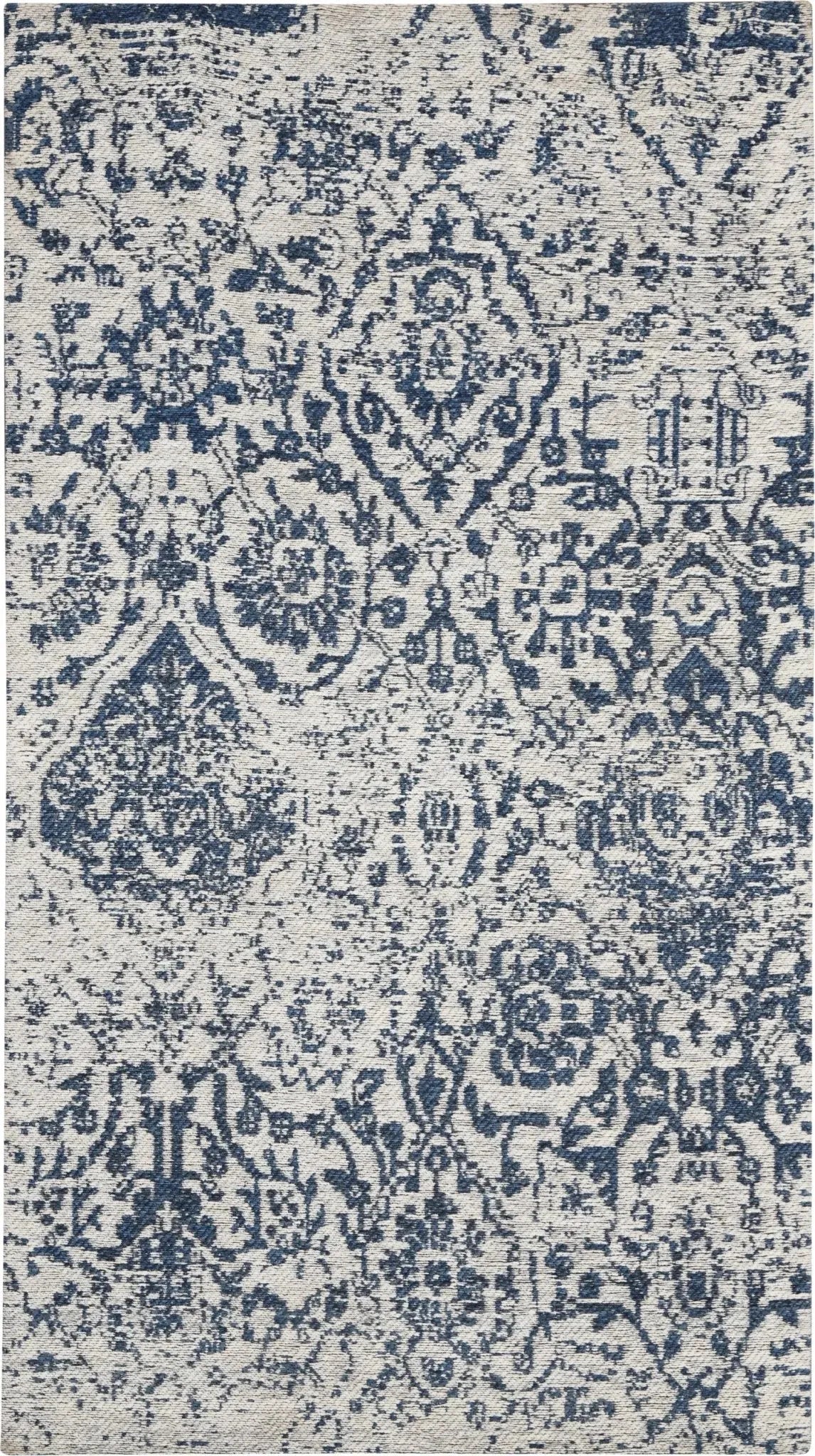 Damask DAS06 Blue Rug