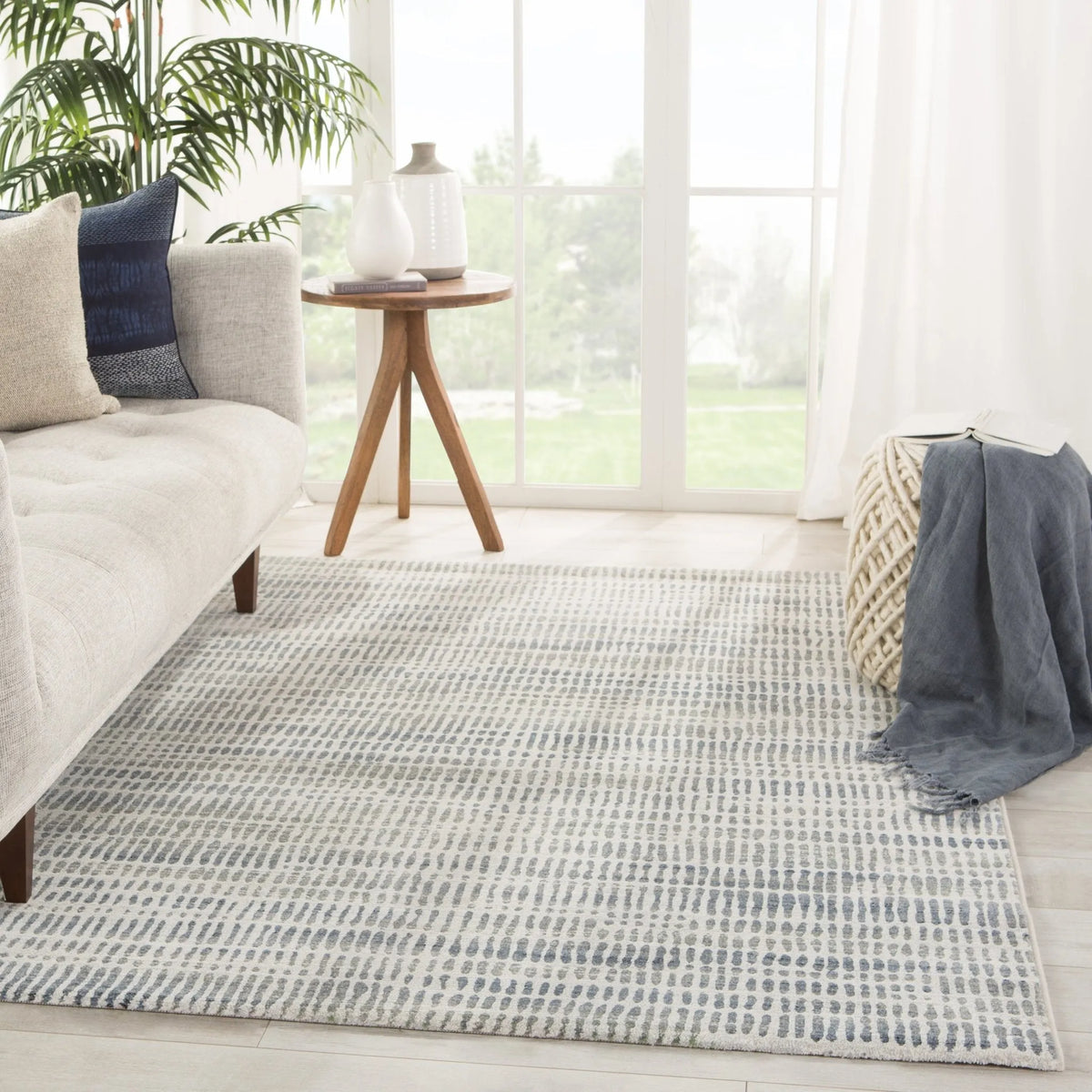 Dash Dsh16 Escape Gray/Blue Rug - Rug & Home