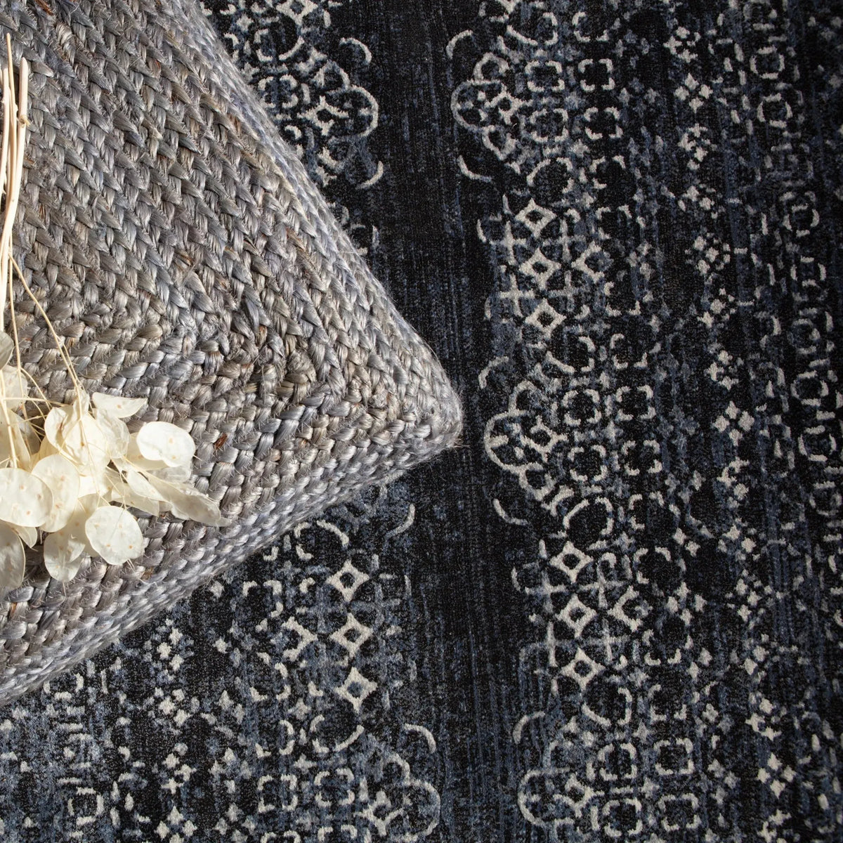 Dash Dsh19 Ardor Dark Blue/Gray Rug