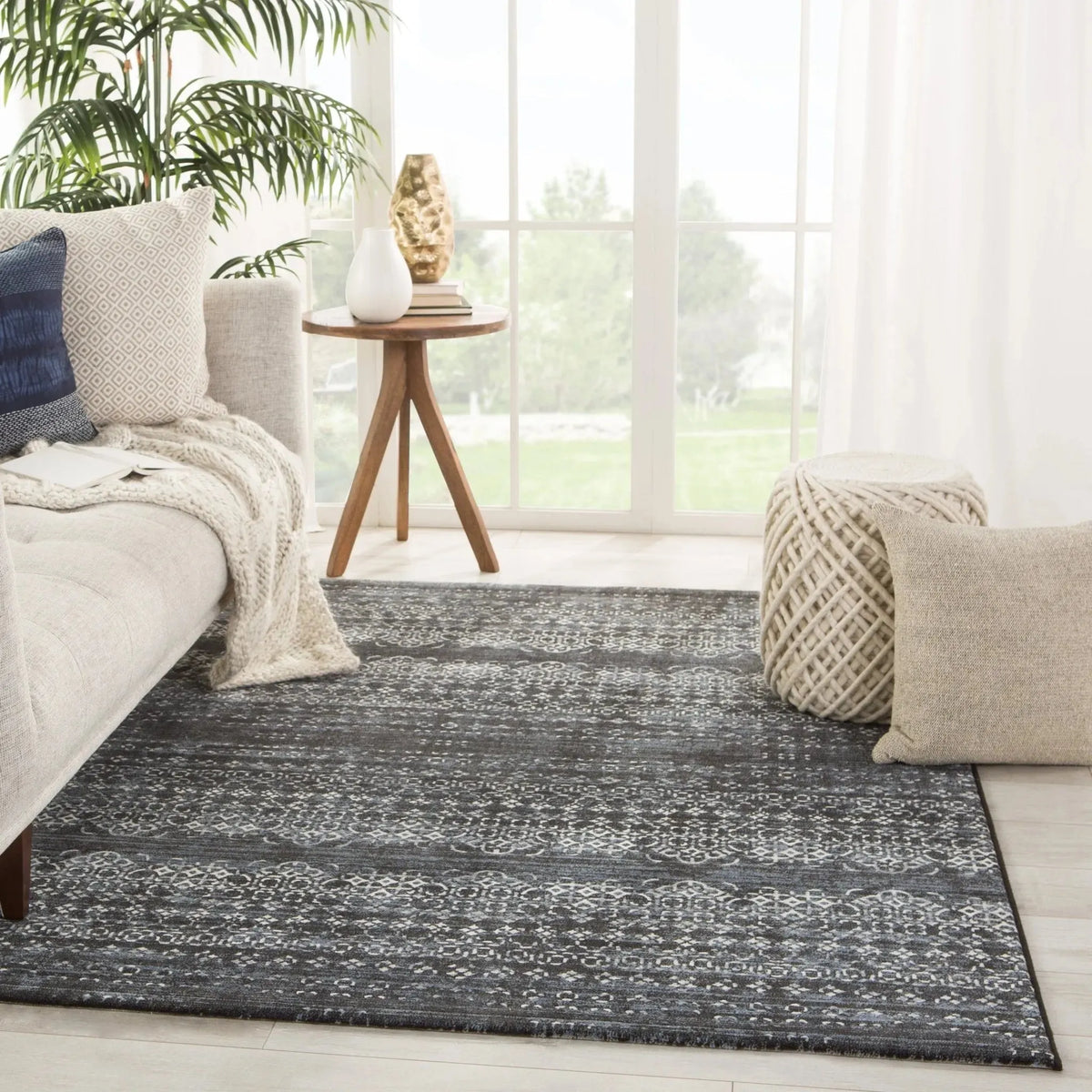 Dash Dsh19 Ardor Dark Blue/Gray Rug