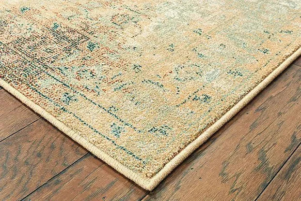 Dawson 8324A Rust/ Gold Rug