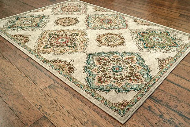 Dawson 8334A Beige/ Multi Rug - Rug & Home