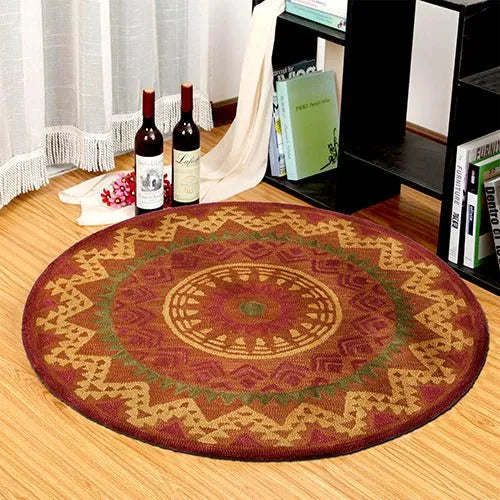 Dazzle LR54059 Rust Rug - Rug & Home