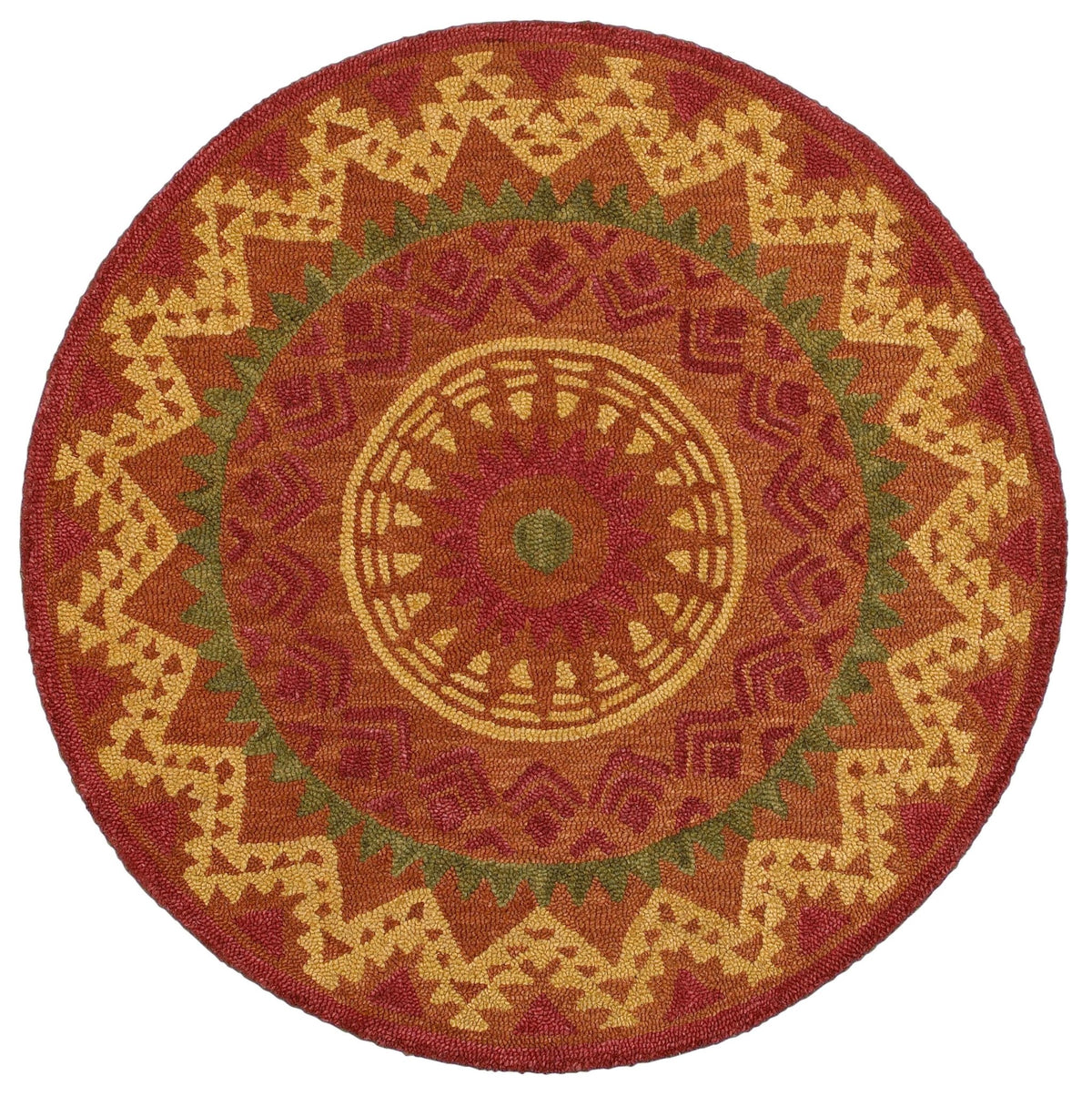 Dazzle LR54059 Rust Rug - Rug & Home