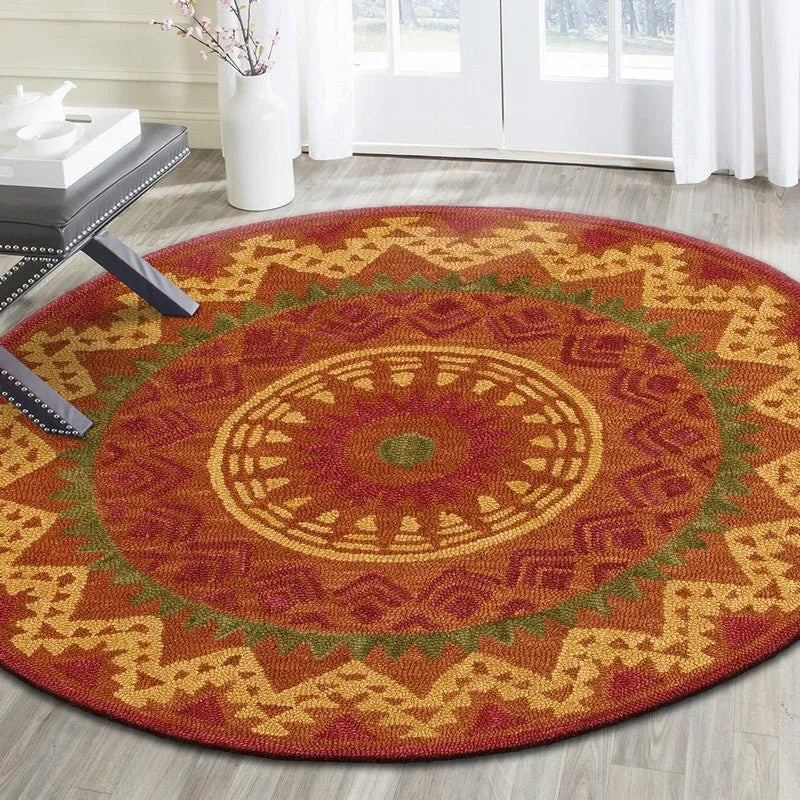 Dazzle LR54059 Rust Rug - Rug & Home