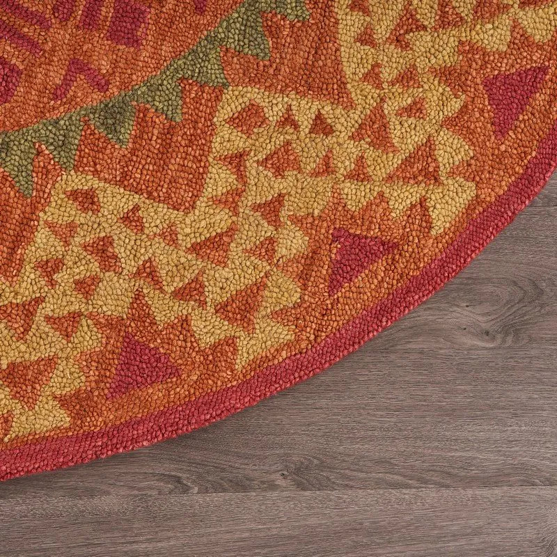 Dazzle LR54059 Rust Rug - Rug & Home