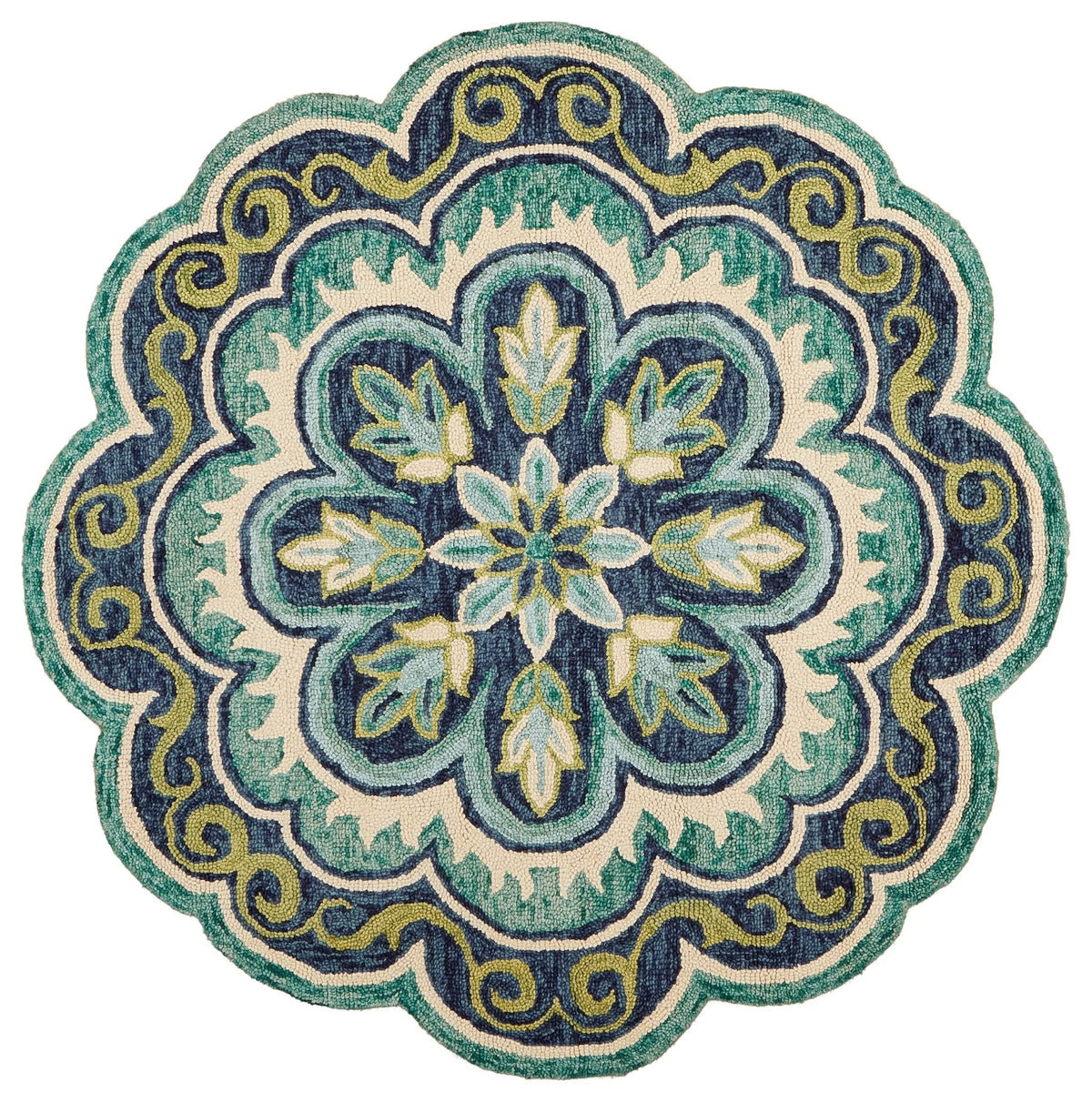 Dazzle LR54076 Green Rug - Rug & Home