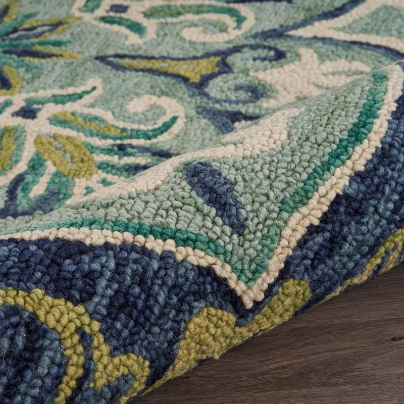 Dazzle LR54077 Teal Rug - Rug & Home