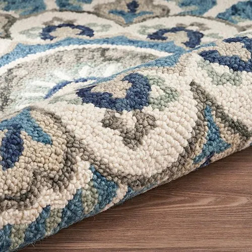 Dazzle Lr54094 Ivory/Teal Rug - Rug & Home