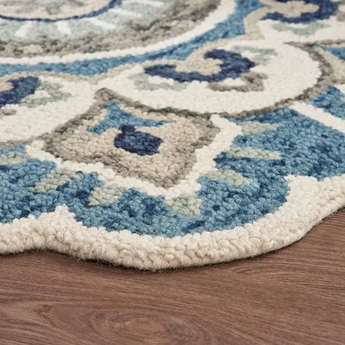 Dazzle Lr54094 Ivory/Teal Rug - Rug & Home