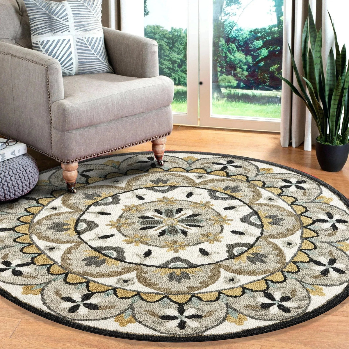Dazzle LR54100 Gray Cream Rug