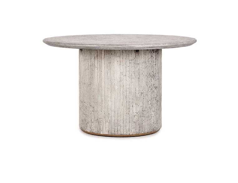 Debbie 51" Outdoor Round Dining Table - Rug & Home