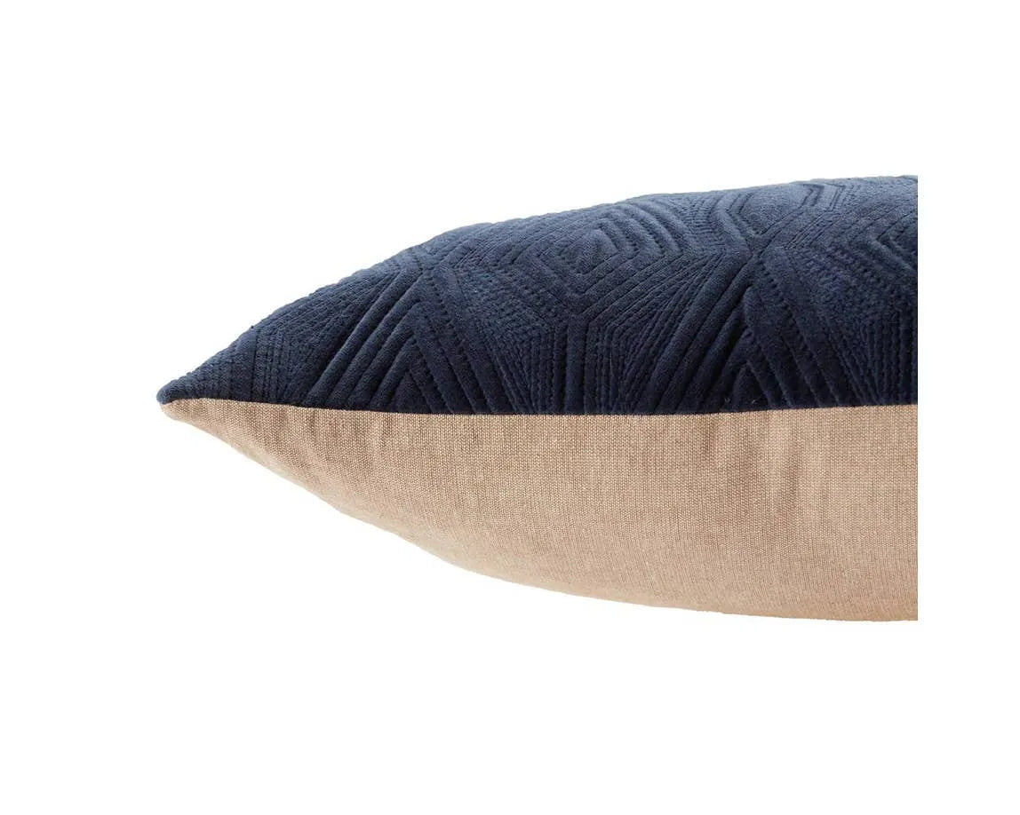 Deco DOC02 Navy Pillow - Rug & Home