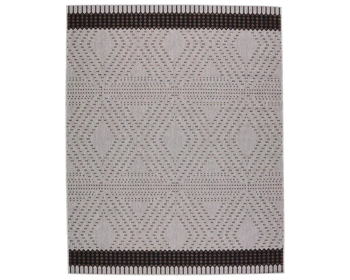 Decora By Nikki Chu DNC17 Tirana Gray/Brown Rug