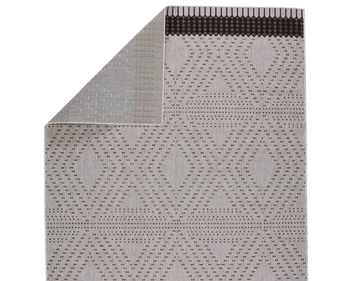 Decora By Nikki Chu DNC17 Tirana Gray/Brown Rug