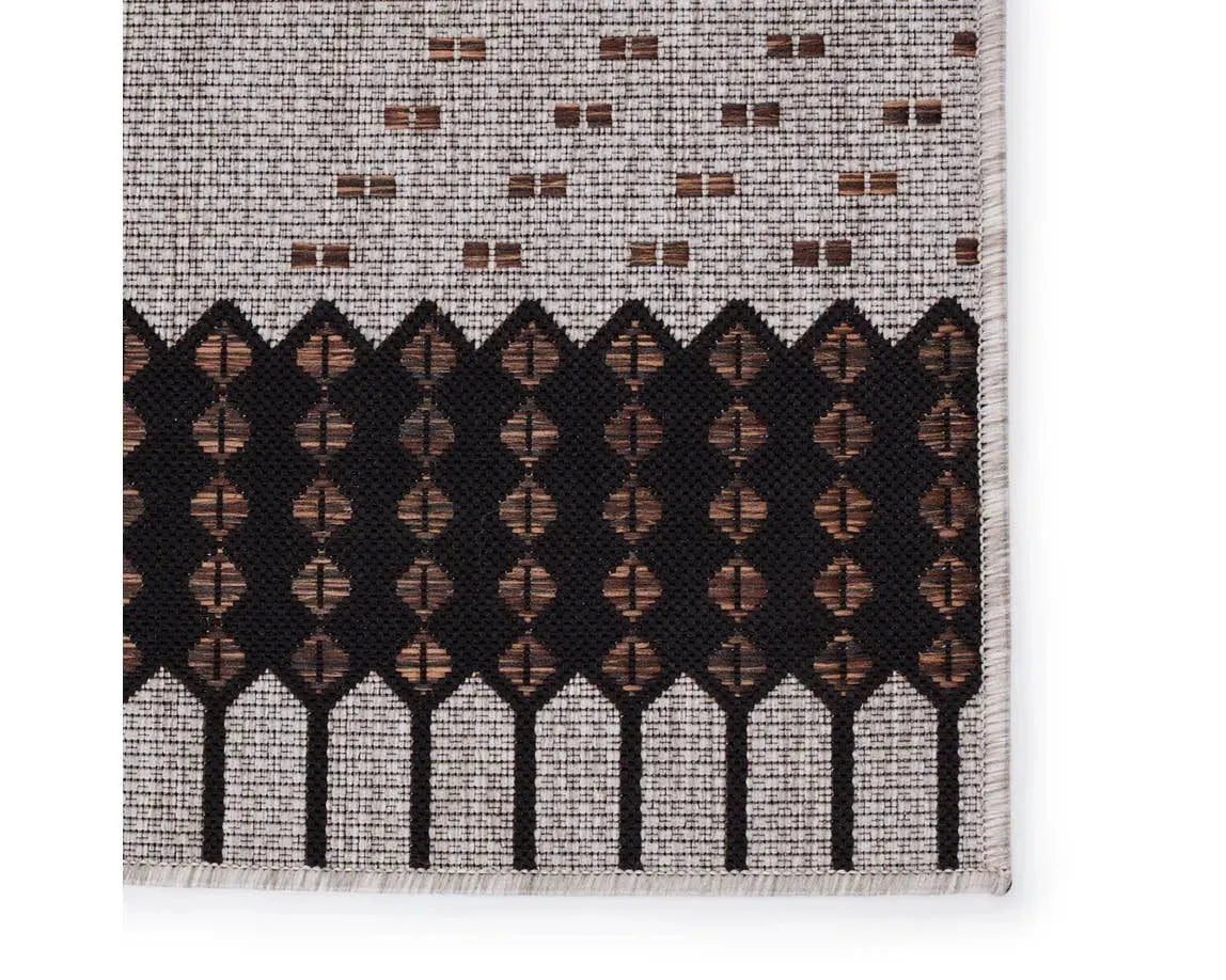 Decora By Nikki Chu DNC17 Tirana Gray/Brown Rug