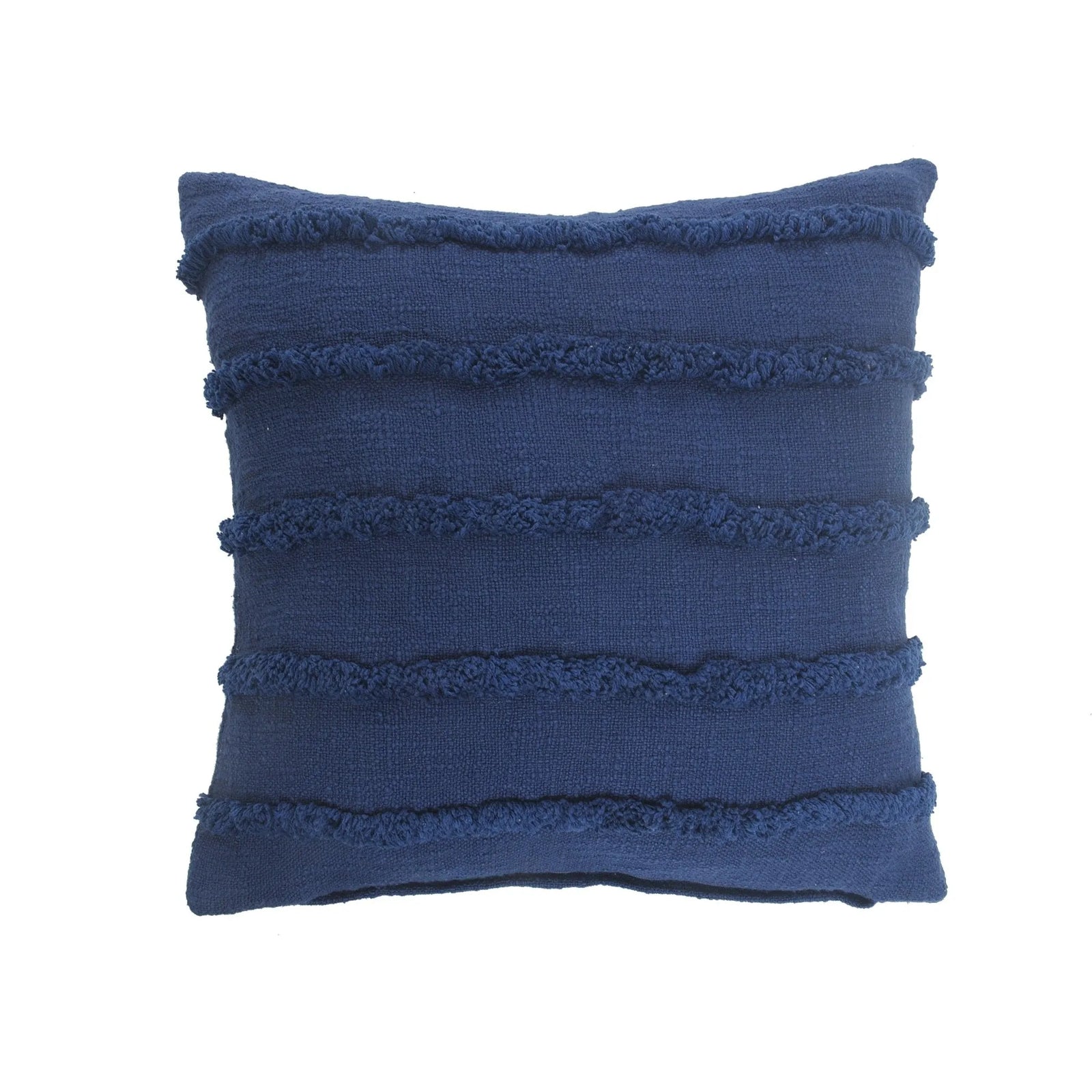 Deep Blue Overtufted Solid LR07513 Throw Pillow - Rug & Home