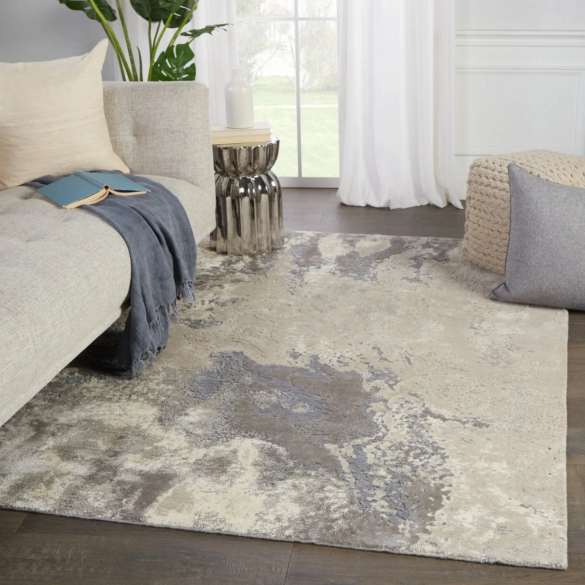 Delmara Dlm02 Aegean Gray/Beige Rug