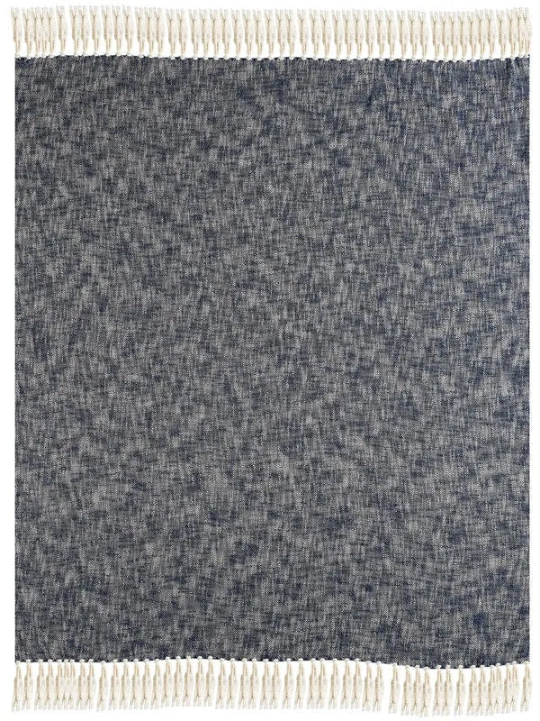 Denmark 80266TNV True Navy Throw Blanket - Rug & Home