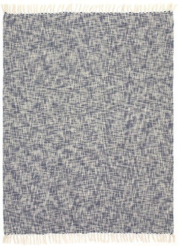 Denmark 81186BLU Blue Throw Blanket - Rug & Home